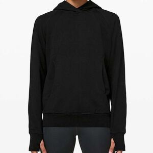 Lululemon Scuba Pullover Black Hoodie Size 12